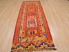 Kilim Orange Runner Hand Knotted 210 X 82  Area Rug 100-109825 Thumb 4