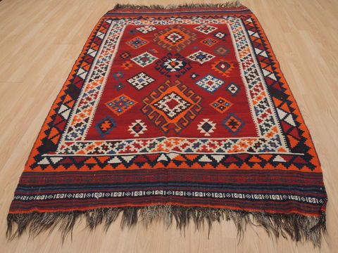 Kilim Red Flat Woven 49 X 611 Area Rug 100-109827 Image 1