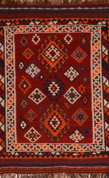 Kilim Red Flat Woven 49 X 611 Area Rug 100-109827 Image 0
