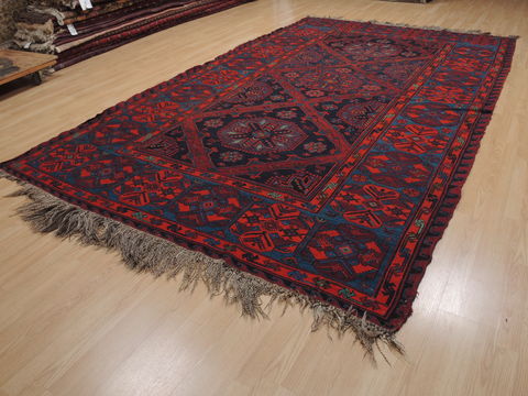 Kilim Red Flat Woven 76 X 125 Area Rug 100-109829 Image 2