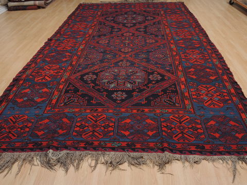 Kilim Red Flat Woven 76 X 125 Area Rug 100-109829 Image 4