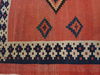 Kilim Red Flat Woven 34 X 37  Area Rug 100-109830 Thumb 3