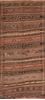 Kilim Beige Runner Flat Woven 46 X 94 Area Rug 100-109831 Thumb 0