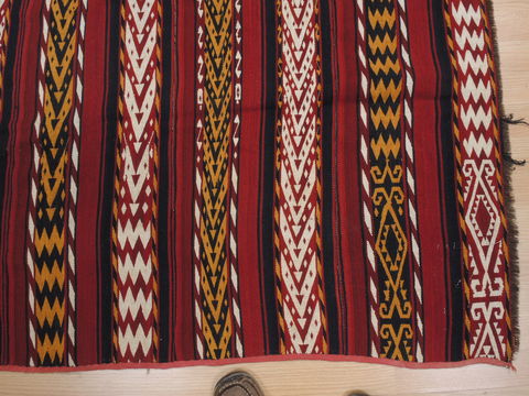Kilim Red Square Flat Woven 52 X 54 Area Rug 100-109834 Image 4