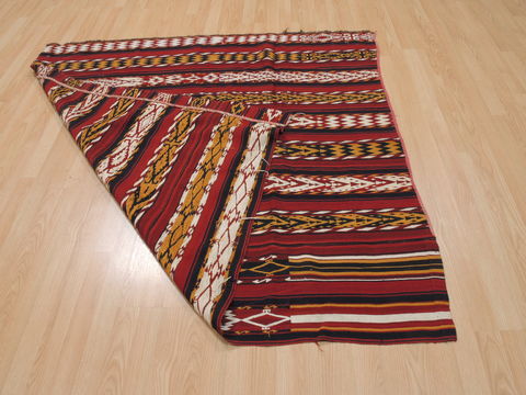 Kilim Red Square Flat Woven 52 X 54 Area Rug 100-109834 Image 6