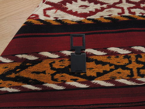 Kilim Red Square Flat Woven 52 X 54 Area Rug 100-109834 Image 8
