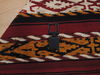 Kilim Red Square Flat Woven 52 X 54 Area Rug 100-109834 Thumb 8