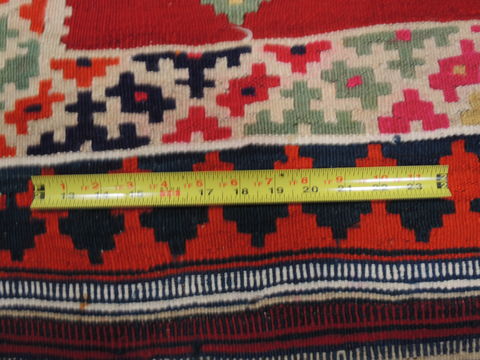 Kilim Red Flat Woven 31 X 60 Area Rug 100-109837 Image 9