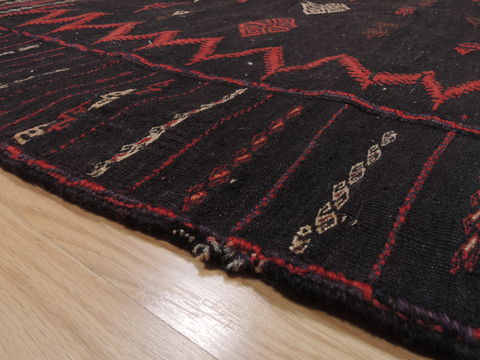 Kilim Red Square Flat Woven 38 X 39 Area Rug 100-109840 Image 4