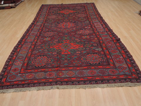 Kilim Red Flat Woven 65 X 1111 Area Rug 100-109843 Image 4