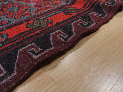 Kilim Red Flat Woven 65 X 1111 Area Rug 100-109843 Image 8