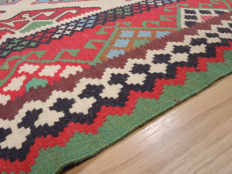 Kilim Beige Flat Woven 49 X 94 Area Rug 100-109844 Image 8