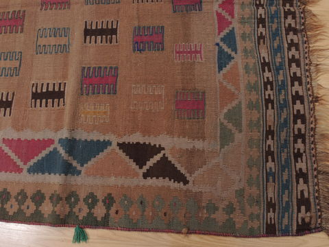 Kilim Brown Flat Woven 46 X 77 Area Rug 100-109845 Image 10