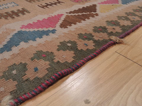 Kilim Brown Flat Woven 46 X 77 Area Rug 100-109845 Image 5