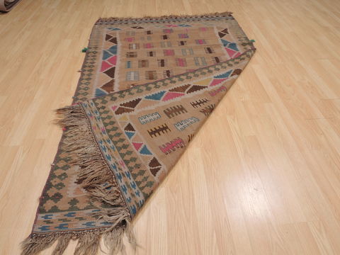 Kilim Brown Flat Woven 46 X 77 Area Rug 100-109845 Image 6