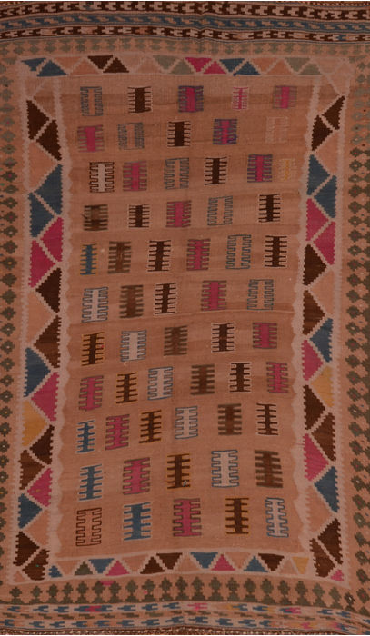 Kilim Brown Flat Woven 46 X 77 Area Rug 100-109845 Image 0