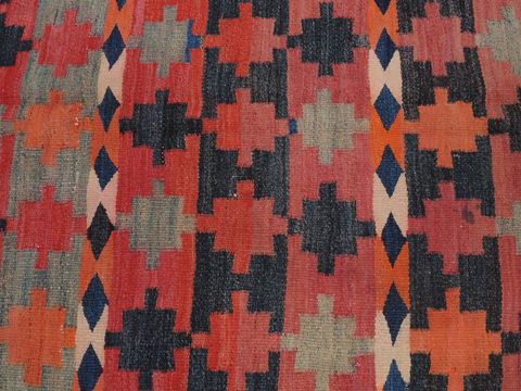 Kilim Red Runner Flat Woven 52 X 1010 Area Rug 100-109846 Image 5