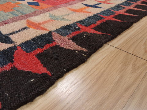 Kilim Red Runner Flat Woven 52 X 1010 Area Rug 100-109846 Image 6