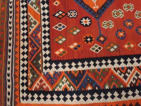Kilim Orange Flat Woven 63 X 910 Area Rug 100-109847 Image 5