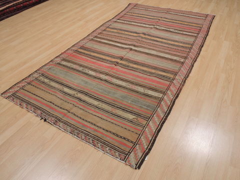 Kilim Red Runner Flat Woven 46 X 90 Area Rug 100-109849 Image 2