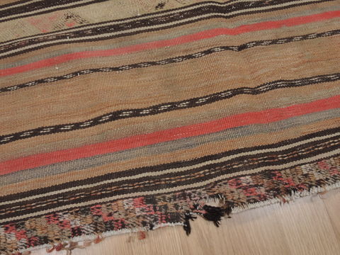 Kilim Red Runner Flat Woven 46 X 90 Area Rug 100-109849 Image 5