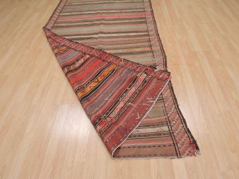 Kilim Red Runner Flat Woven 46 X 90 Area Rug 100-109849 Image 8