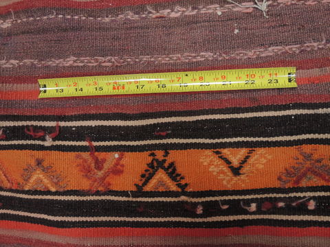 Kilim Red Runner Flat Woven 46 X 90 Area Rug 100-109849 Image 9