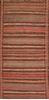Kilim Red Runner Flat Woven 46 X 90 Area Rug 100-109849 Thumb 0