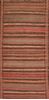 Kilim Red Runner Flat Woven 46 X 90  Area Rug 100-109849 Thumb 0