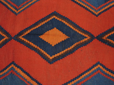 Kilim Red Runner Flat Woven 44 X 93 Area Rug 100-109851 Image 6