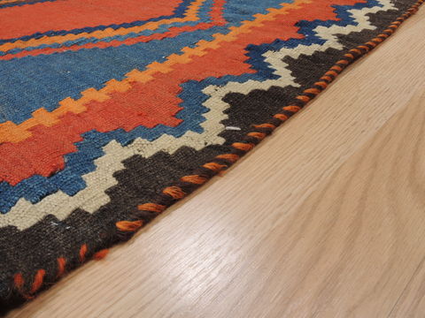 Kilim Red Runner Flat Woven 44 X 93 Area Rug 100-109851 Image 7