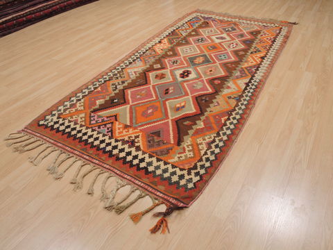Kilim Red Runner Flat Woven 41 X 92 Area Rug 100-109852 Image 10