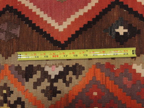 Kilim Red Runner Flat Woven 41 X 92 Area Rug 100-109852 Image 8