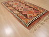 Kilim Red Runner Flat Woven 41 X 92  Area Rug 100-109852 Thumb 2