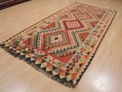 Kilim Red Runner Flat Woven 49 X 98 Area Rug 100-109853 Image 1