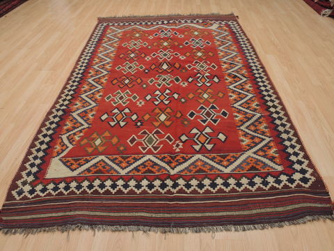 Kilim Red Flat Woven 53 X 811 Area Rug 100-109854 Image 1