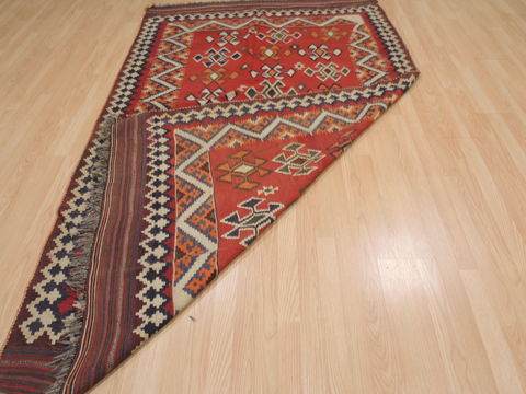 Kilim Red Flat Woven 53 X 811 Area Rug 100-109854 Image 6