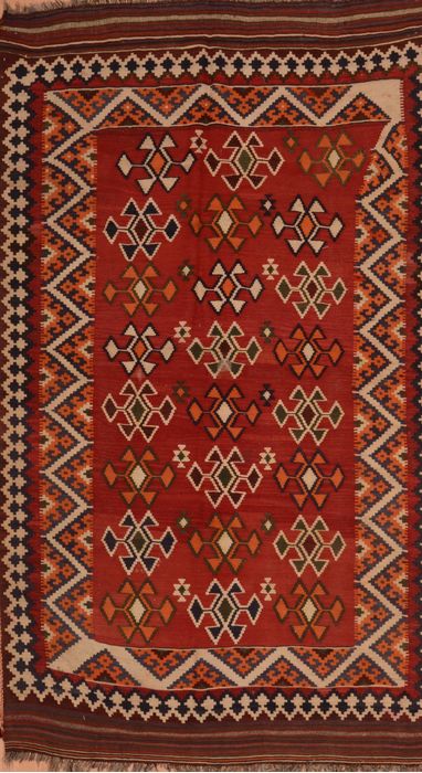 Kilim Red Flat Woven 53 X 811 Area Rug 100-109854 Image 0