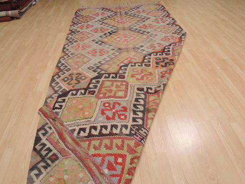 Kilim Beige Runner Flat Woven 53 X 119 Area Rug 100-109855 Image 7