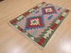 Kilim Green Flat Woven 32 X 52  Area Rug 100-109856 Thumb 2