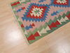 Kilim Green Flat Woven 32 X 52  Area Rug 100-109856 Thumb 5