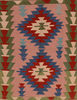 Kilim Green Flat Woven 32 X 52  Area Rug 100-109856 Thumb 0