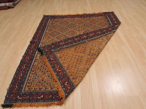 Kilim Brown Flat Woven 55 X 69 Area Rug 100-109857 Image 11