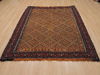 Kilim Brown Flat Woven 55 X 69  Area Rug 100-109857 Thumb 1