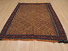 Kilim Brown Flat Woven 55 X 69 Area Rug 100-109857 Thumb 4