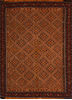 Kilim Brown Flat Woven 55 X 69 Area Rug 100-109857 Thumb 0