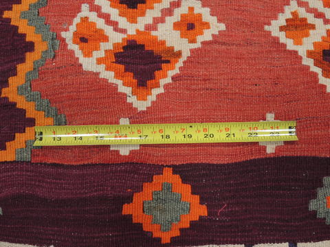 Kilim Red Runner Flat Woven 49 X 96 Area Rug 100-109859 Image 8