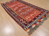 Kilim Red Runner Flat Woven 49 X 96  Area Rug 100-109859 Thumb 3