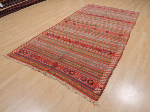 Kilim Red Flat Woven 411 X 94 Area Rug 100-109861 Image 2