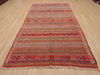 Kilim Red Flat Woven 411 X 94  Area Rug 100-109861 Thumb 1